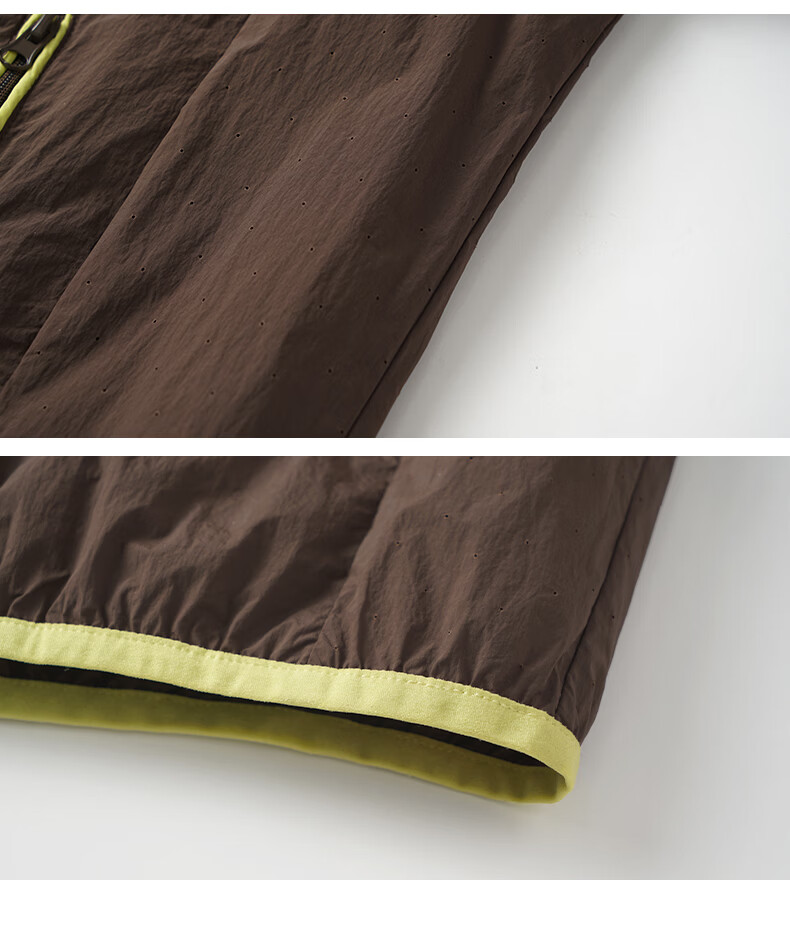 Charles Heart Lightweight Breathable Unisex Summer Outdoor Sun Protection Jacket Ice Feeling Couple UPF50+ Sunproof Coat Brown XL 11