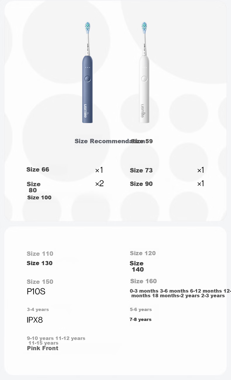 Usmile Smile Plus Electric Toothbrush Shock Absorption Cleaning Brush Head P10S Morning Mist White 180-Day Long Battery Life Wedding Couple Gift for Boyfriend Girlfriend Birthday Present 13