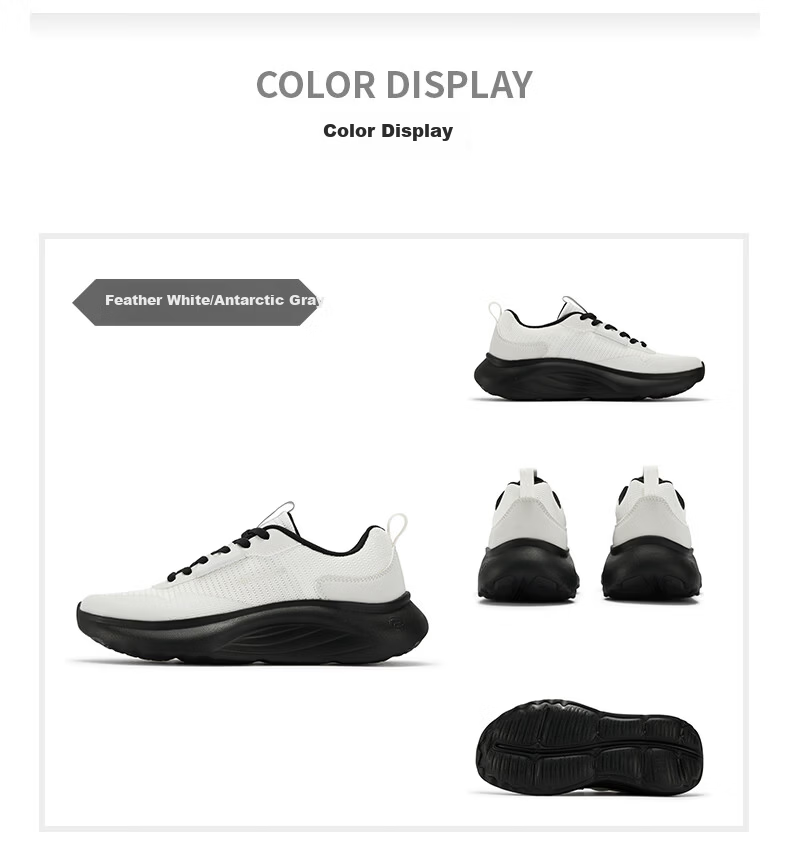 361° Women's Sports Shoes Spring Summer New Tofu Shoes Thick Sole Comfortable Commuting Casual Dad Sneakers 682616702-2 23