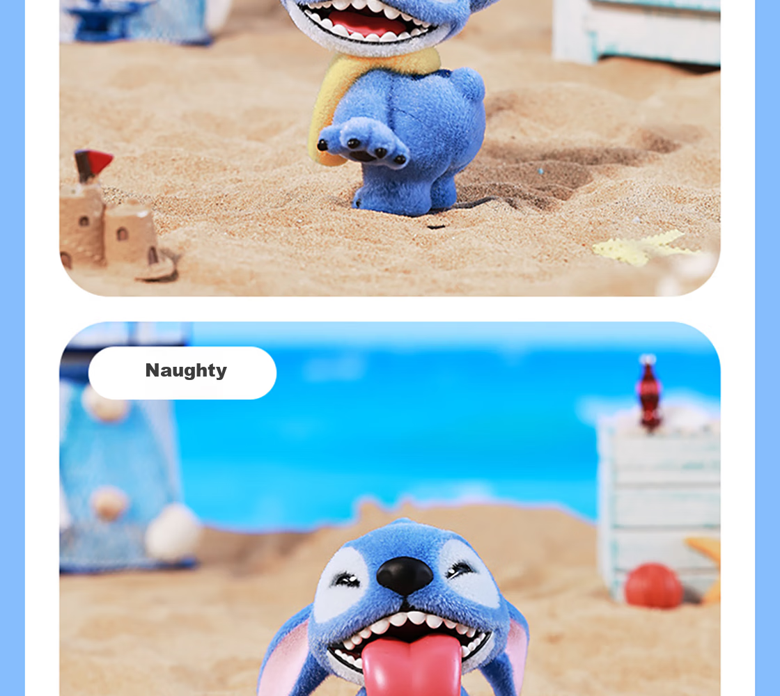 MINISO Disney Lilo & Stitch Plush Blind Box Figurine Toy Birthday Gift Display Box 11