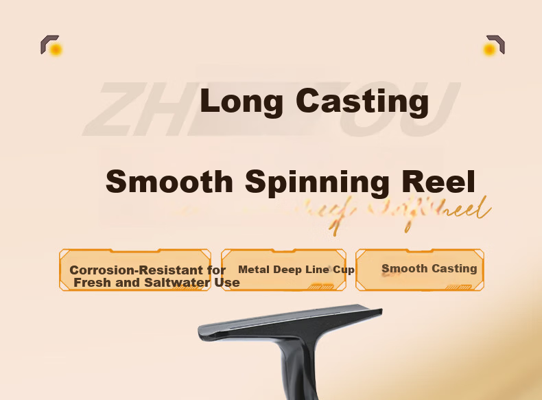Grsaed KSA5000 Spinning Reel Universal Metal Fishing Line Reel Lure Sea Rod Long Casting Reel 1