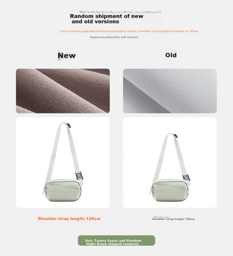 Inateck Women's Lightweight Crossbody Bag Chest Bag Shoulder Bag Student Sports Casual Waist Bag Phone Bag Commuter Small Bag Tundra Green 14