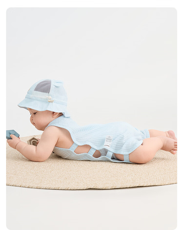 Balabala [balaOne] Baby Romper Infant Jumpsuit 2026 Summer Cotton Two-Piece Set 15