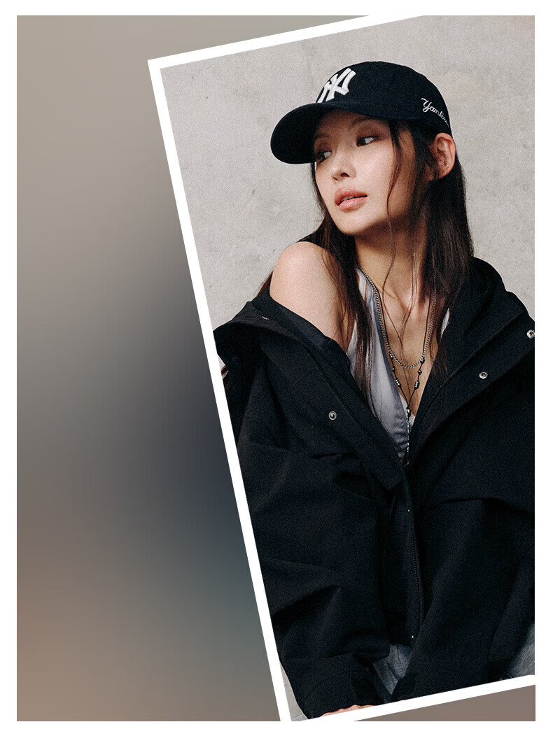 MLB Unisex Baseball Cap Soft Top Sports Duckbill Hat KARINA Celebrity Style 3ACPB245N-50BKS-F 20