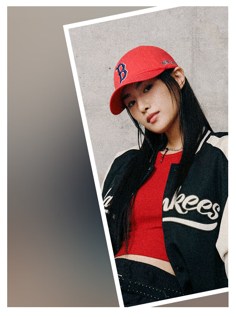 MLB Unisex Baseball Cap Soft Top Sports Duckbill Hat KARINA Celebrity Style 3ACPB245N-50BKS-F 25