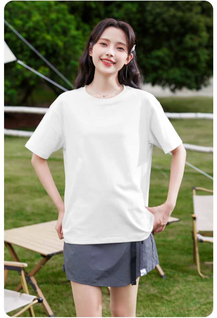 Baleno Women's Cotton Loose Fit Short Sleeve T-Shirt 2026 Summer New Casual Breathable Versatile Top 11