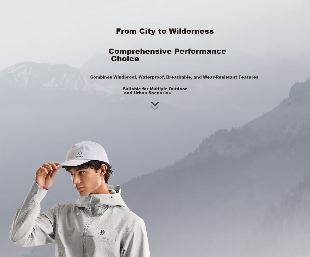 KAILAS M8 Men's Softshell Jacket Outdoor Mountaineering Durable Breathable Lightweight Windproof Hooded Coat KG2539105 8
