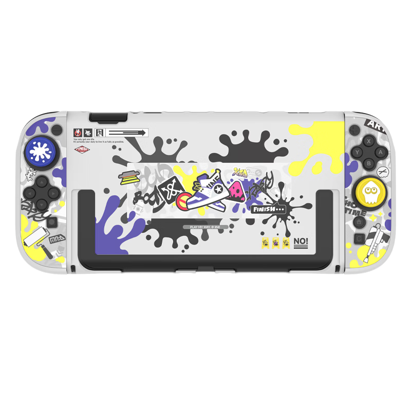 Liangzhi (INE) Nintendo Switch 2 Console Protective Case Set, Full PC Hard Shell, Controller Cover + Console Back Cover + Joy-Con Caps, NS2 New Machine Switch 2 Accessories