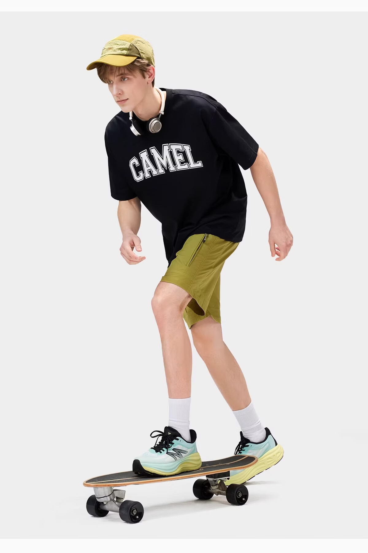 CAMEL Outdoor Quick-Dry T-Shirt Unisex Spring Summer 2026 Breathable Moisture-Wicking Stretch Cotton Hiking Mountaineering Sports Top 9098 12
