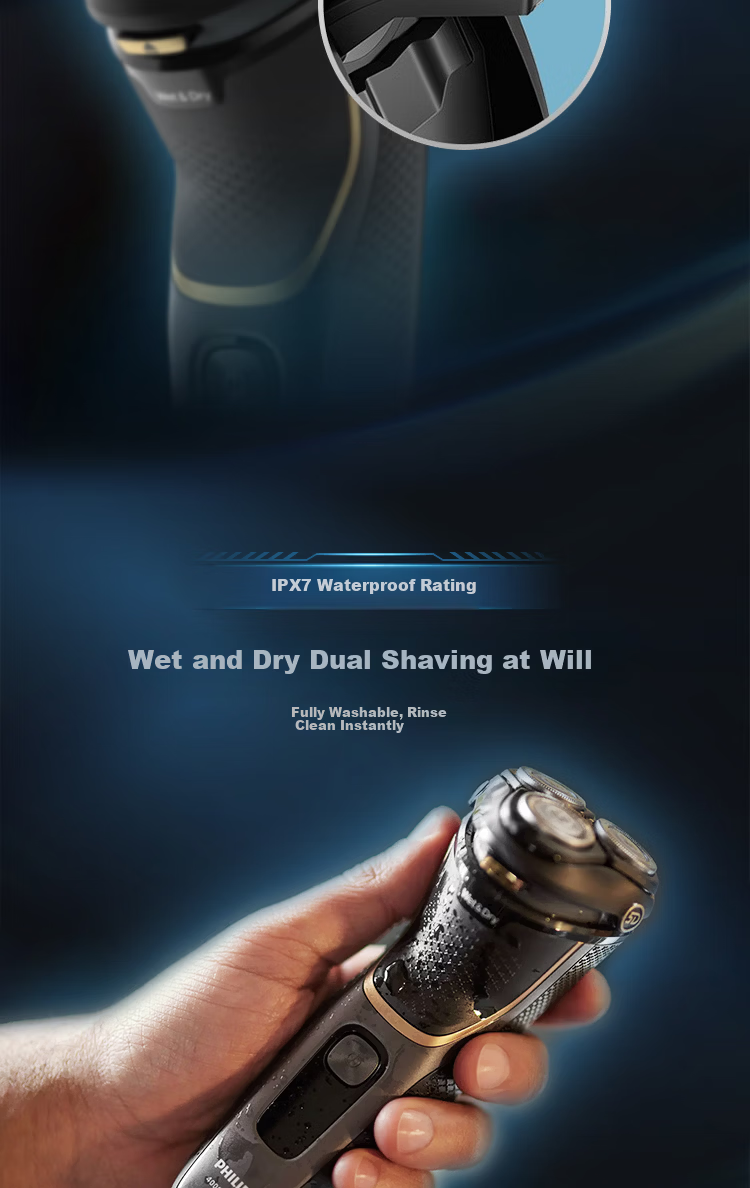 PHILIPS Electric Shaver S2315/00 Fully Imported Waterproof 1-Hour Quick Charge Built-in Sideburn Trimmer Gift for Boyfriend Husband Father New Year 8