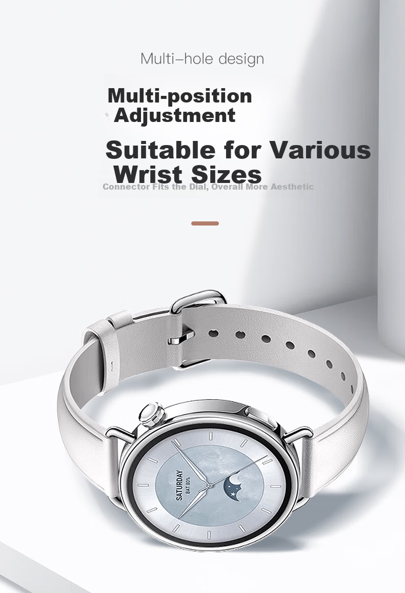 Xiaomi Watch S4 41mm Women's Grain Texture Silicone Strap Breathable Sports Band for Xiaomi Watch S4 4