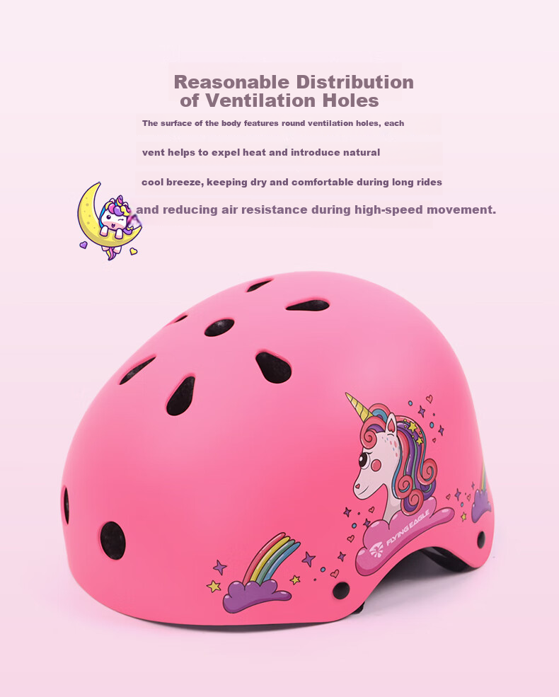 Feiying Kids Roller Skating Protective Gear Helmet Set - Safety Pads for Ice Skating, Skateboarding, Skiing, Balance Bikes, and Bicycles 8