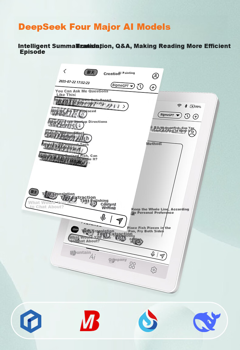 BIGME B6 6-inch E-ink E-book Reader 4+64GB Black and White E-ink Screen Lightweight Portable Tablet for Reading, Learning, and Comics 12