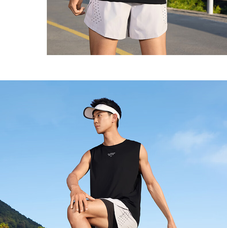 361° Men's Sports Vest Spring Summer New Quick-Dry Running Outdoor Training Breathable Sleeveless Top 652622503-5 19