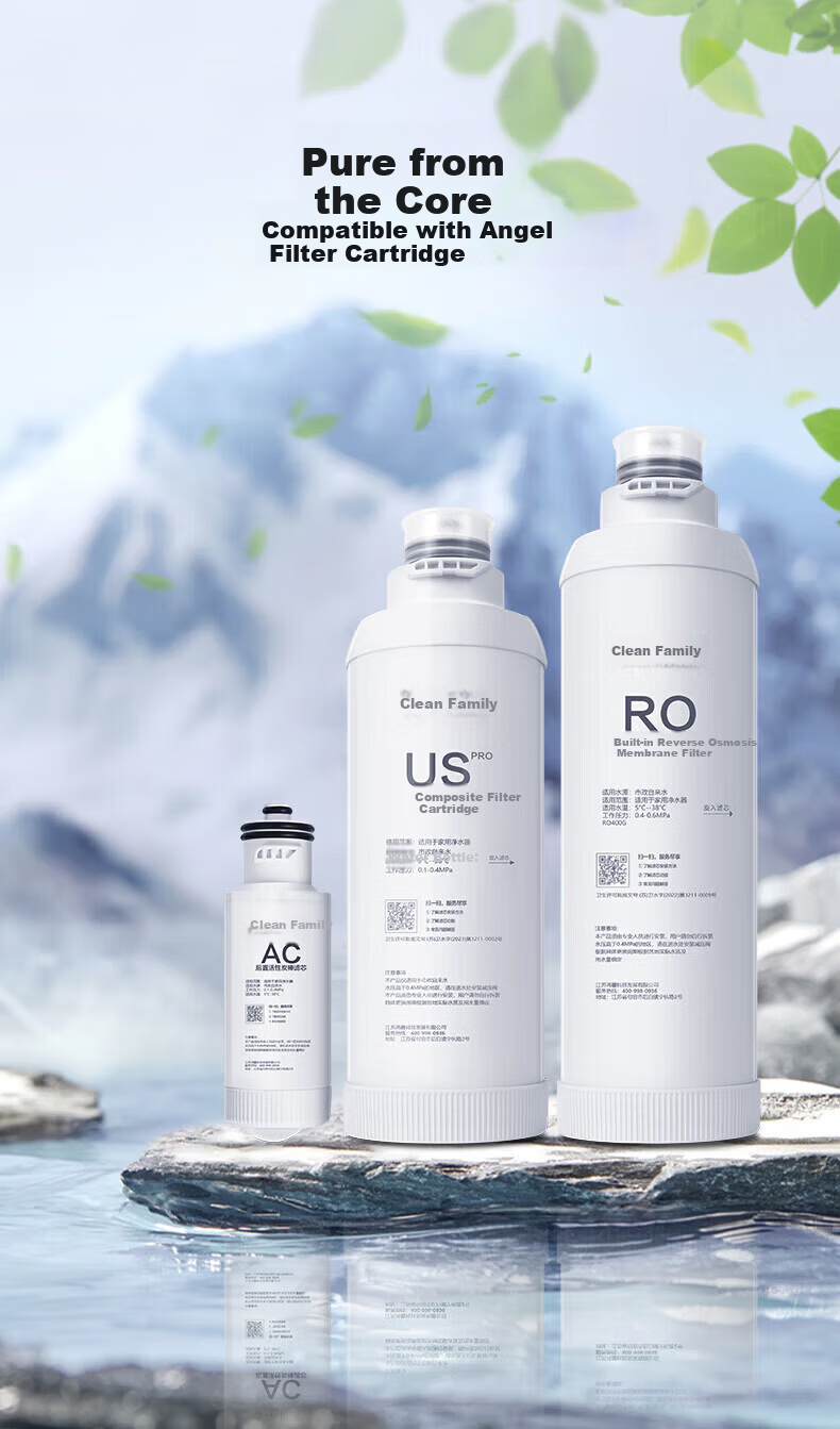 Clean Family Compatible Angel Water Purifier Filter Cartridge J2606-ROB8/J2606/J2625/J2660-ROB8/J2762/J2666/J2737/J2733-ROB8 PP Filter Cartridge 4