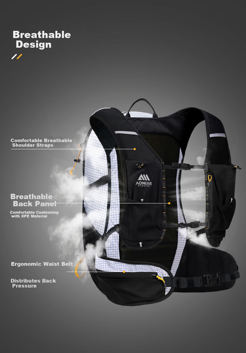 AONIJIE Lightweight Outdoor Hiking Backpack Large Capacity Professional Waterproof Travel Rucksack Unisex Shoulder Bag 4