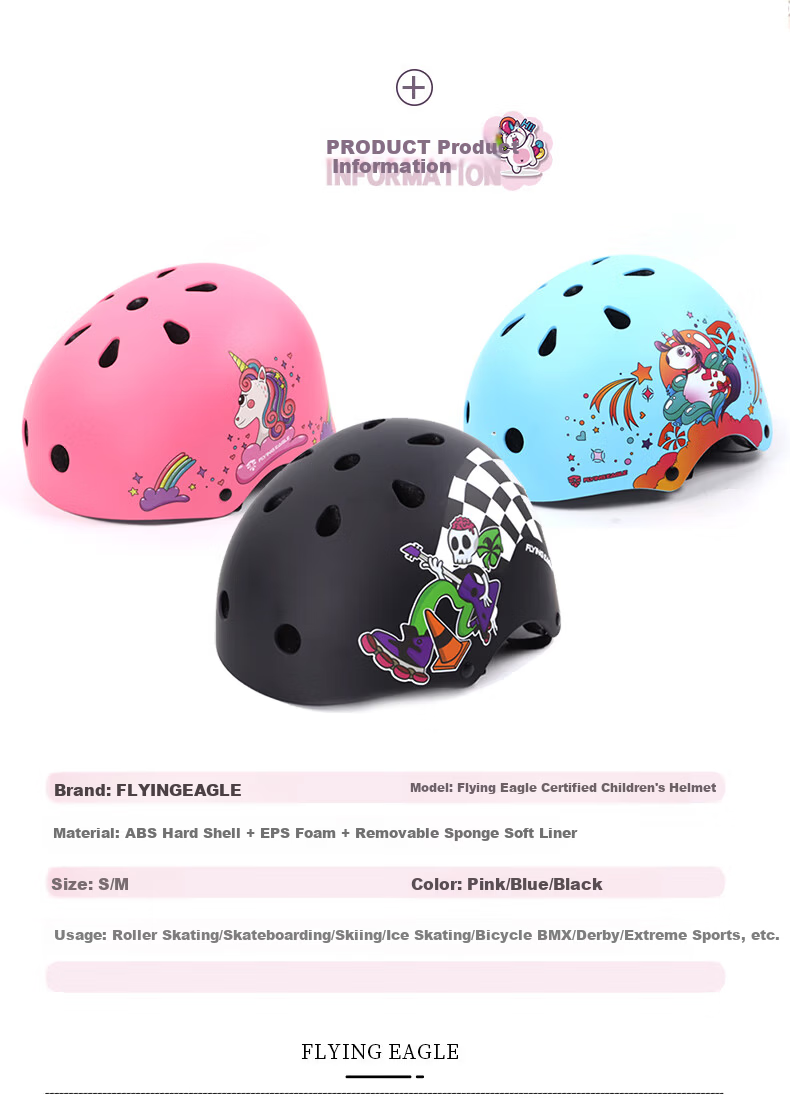Feiying Kids Roller Skating Protective Gear Helmet Set - Safety Pads for Ice Skating, Skateboarding, Skiing, Balance Bikes, and Bicycles 3
