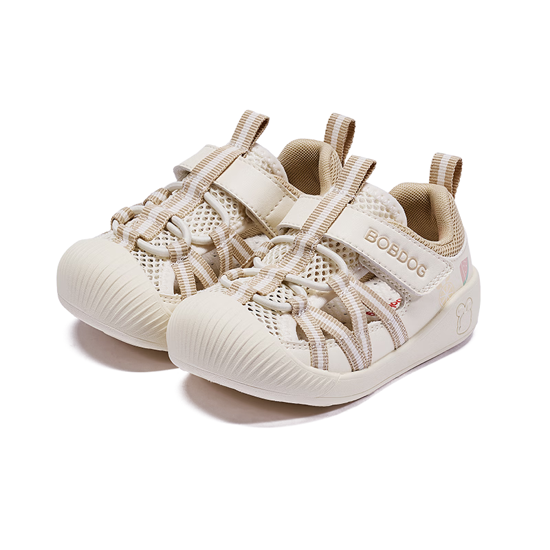 BOBDOG Toddler Baby First Walk Shoes Children's Sandals Infant 2026 Summer New Boys and Girls Shoes Khaki Size 24