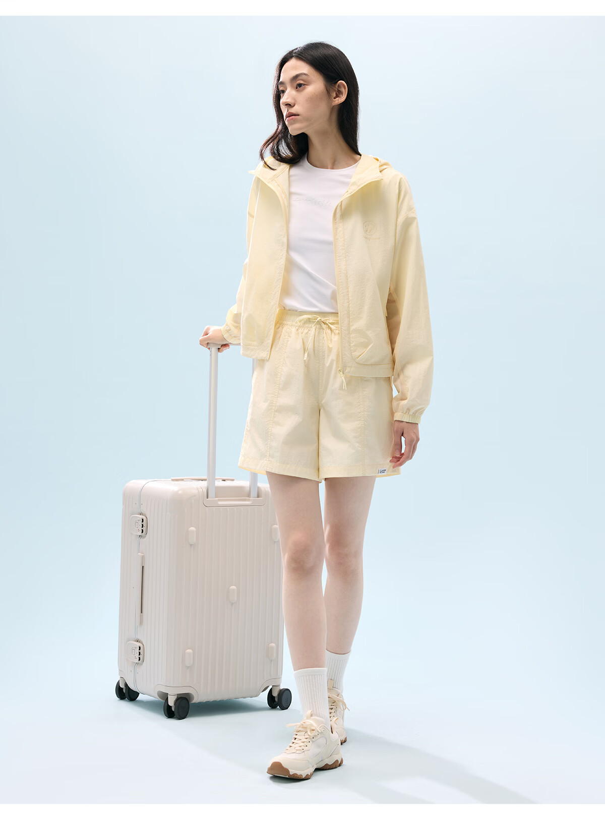 Panda Camel Original Yarn Heat-Blocking Sun Protection Cooling Breathable Summer Women's Sun Protection Jacket 8120 White, XXL 61