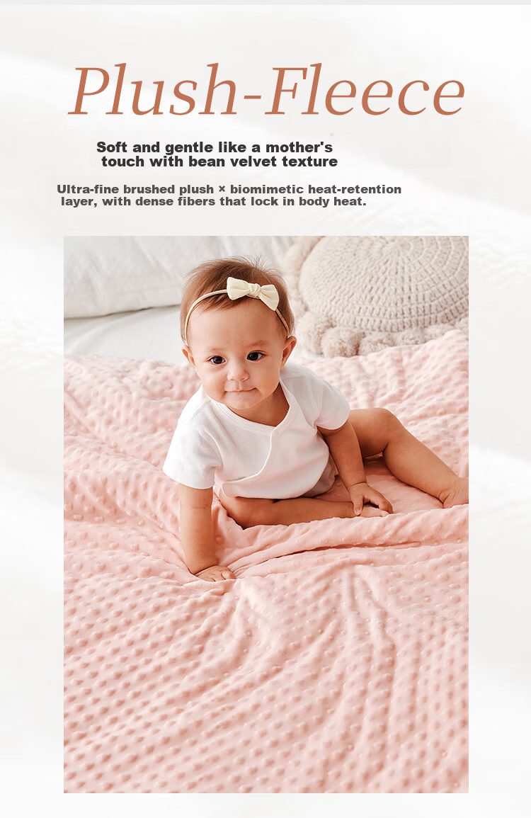 YEEHOO A-Class Baby and Child Cotton Comfort Bean Velvet Blanket Double-Sided Detachable Quilt Cover Play Town 100*120cm 6