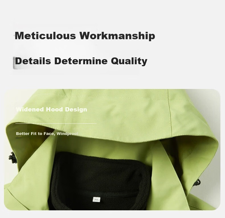 JEEP SPIRIT Men's 3-in-1 Waterproof Outdoor Mountaineering Jacket Autumn Winter Casual Jacket Redwood Brown 3-in-1 M 14