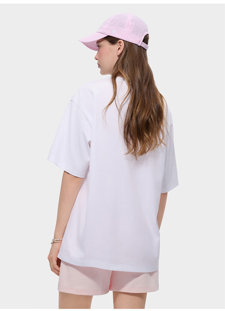 FILA FUSION Trendy Couple Short Sleeve T-Shirt 26 Summer Cute Pet Cool Loose Half Sleeve Top 19