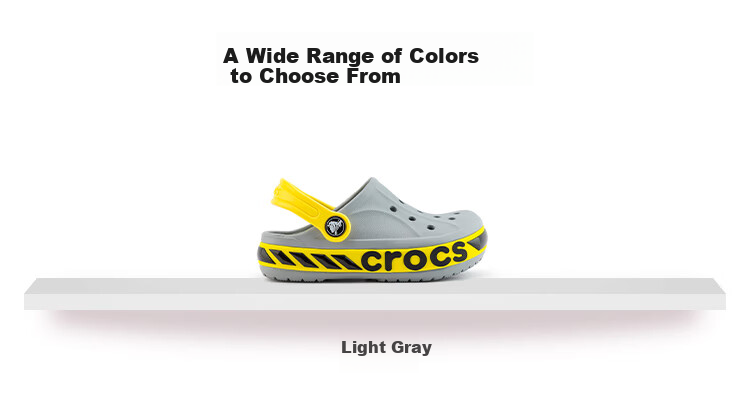 CROCS Bayakalu Racing Stripe Kids Clogs | 211073 Light Gray-007 Size 26 (155mm) 2