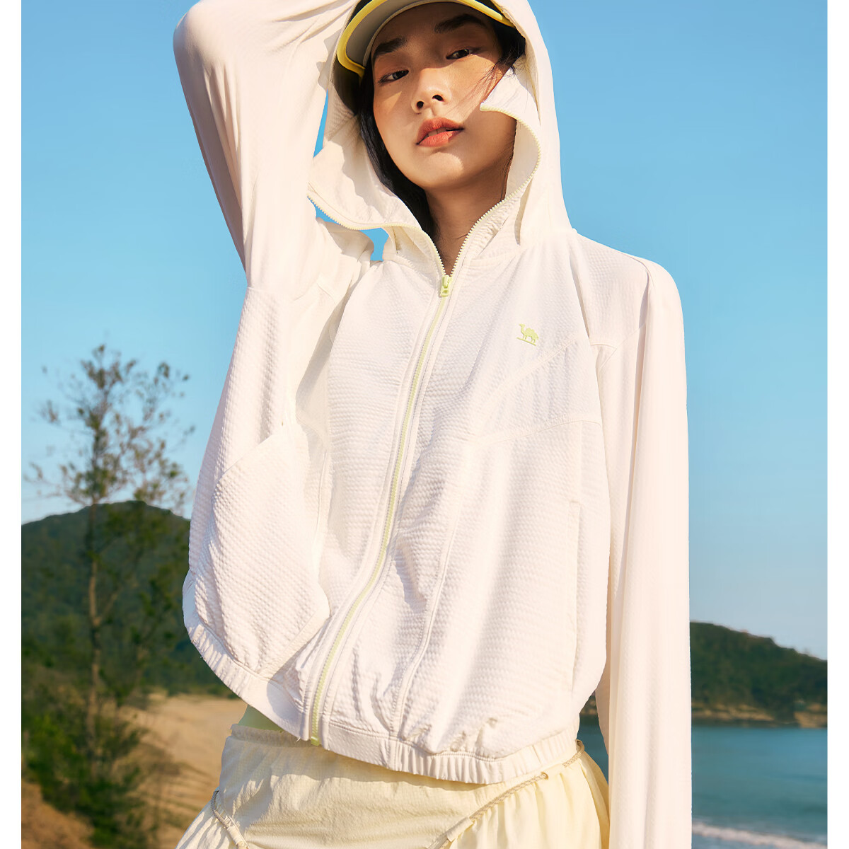 Camel Women's Sun Protection Jacket Spring Summer New Outdoor Cooling Heat Shield Breathable UV Protection M26BS01065 28