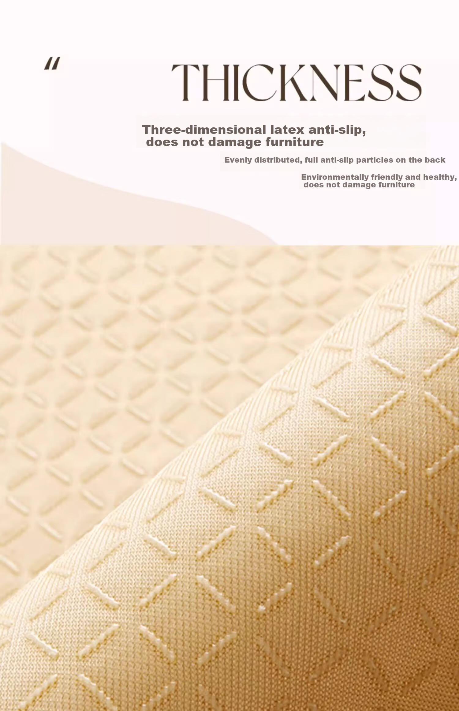 Yinshang Office Seat Cushion Long Sitting Chair Pad Dormitory Computer Chair Butt Cushion Wooden Chair Seat Cushion 45*45cm 5