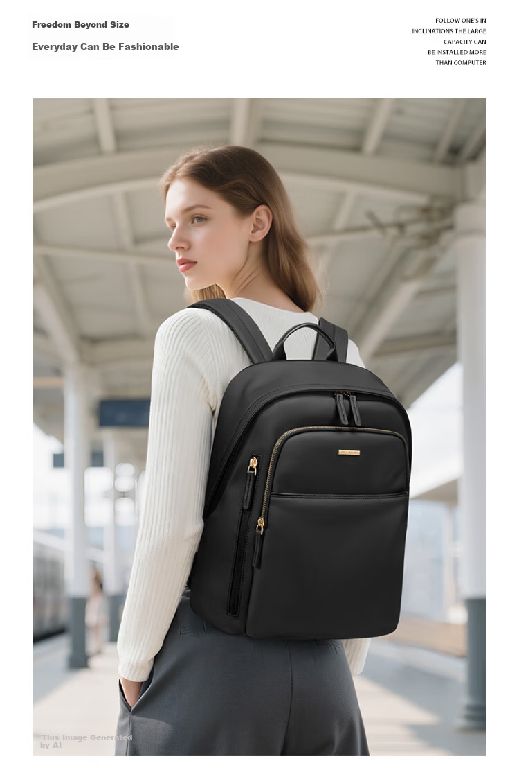 GOLF Commuter Women's Backpack 14-inch Laptop Bag Business Travel Casual Lightweight School Bag 17