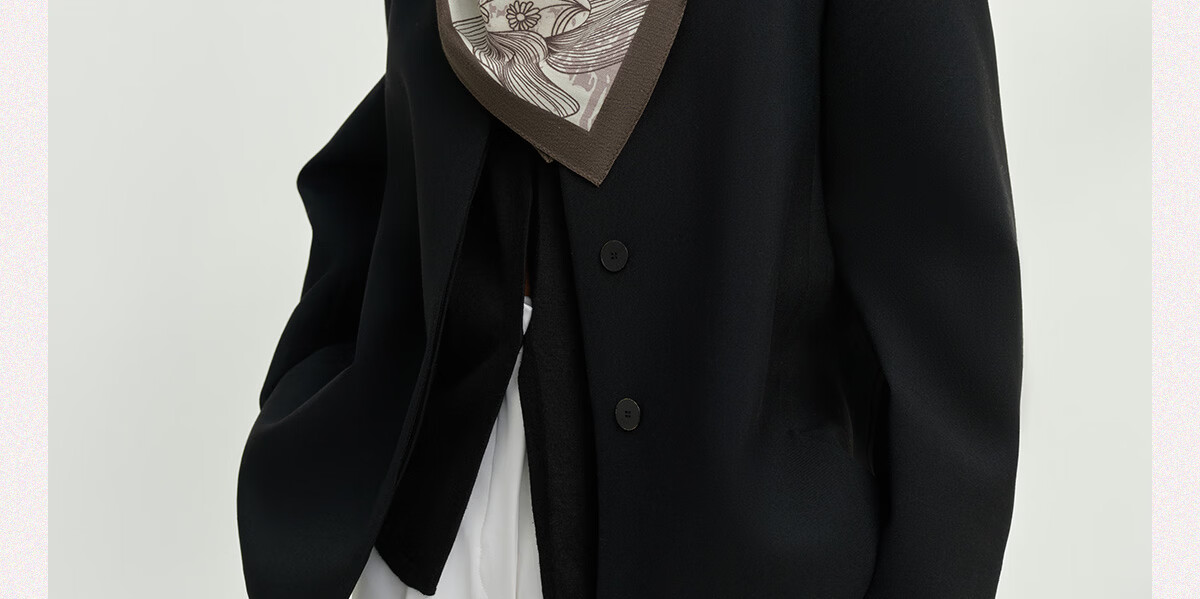 Wanshili Double-Sided Printed Silk Wool Scarf 2025 New Style Birthday New Year Gift for Mom Shawl Outerwear - Suo Qingqiu 39