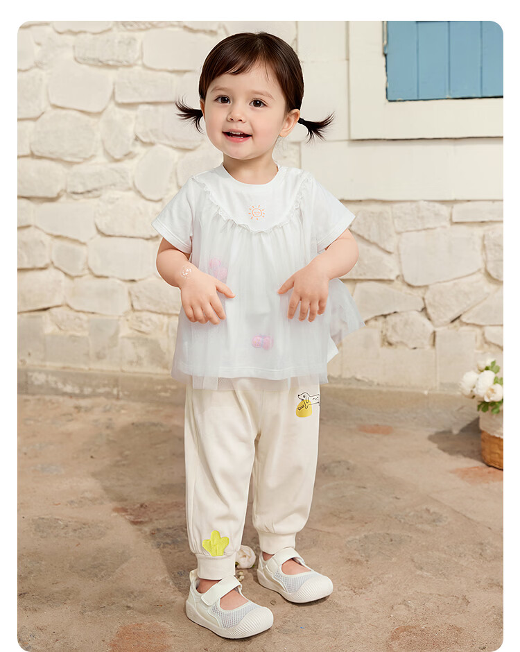 Balabala Kids Pants Boys Girls 2026 New Spring Autumn Baby Warm Casual Sports Cartoon Trendy Pants 26