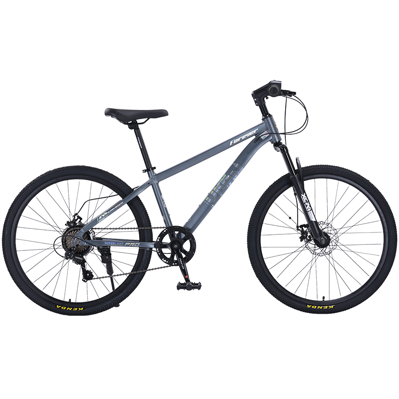 Forever 24-Inch Youth Mountain Bike Aluminum Alloy Shimano 7-Speed Disc Brake Adult Student Bicycle