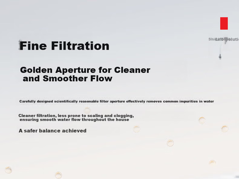 TOSHIBA Pre-filter 40 Micron Dual Mesh Filter Dual Turbine Backwash Real-time Pressure Monitoring 9T High Flow Whole House Self-cleaning Water Purifier TQ40-01 8