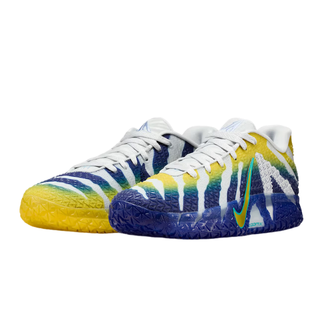 Nike Men's Basketball Shoes JA 3 EP Sports Shoes HF2794-004 Blue Yellow Mismatched Size 42