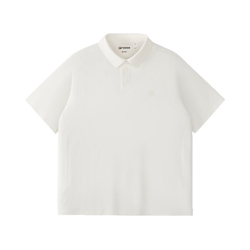 FILA FUSION Men's Knitted Short Sleeve Polo Shirt 2026 Summer Quick-Dry Sun Protection Top
