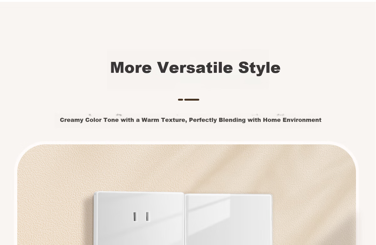 Hongyan E4 Series White Three-Hole 16A Three-Prong 86 Type Flush Mounted Wall Power Socket Switch Panel 14