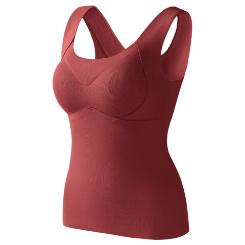 MiiOW Women's Red Thermal Vest with Chest Pad for Year of the Horse 2026, Warm Innerwear for Women in Their Zodiac Year