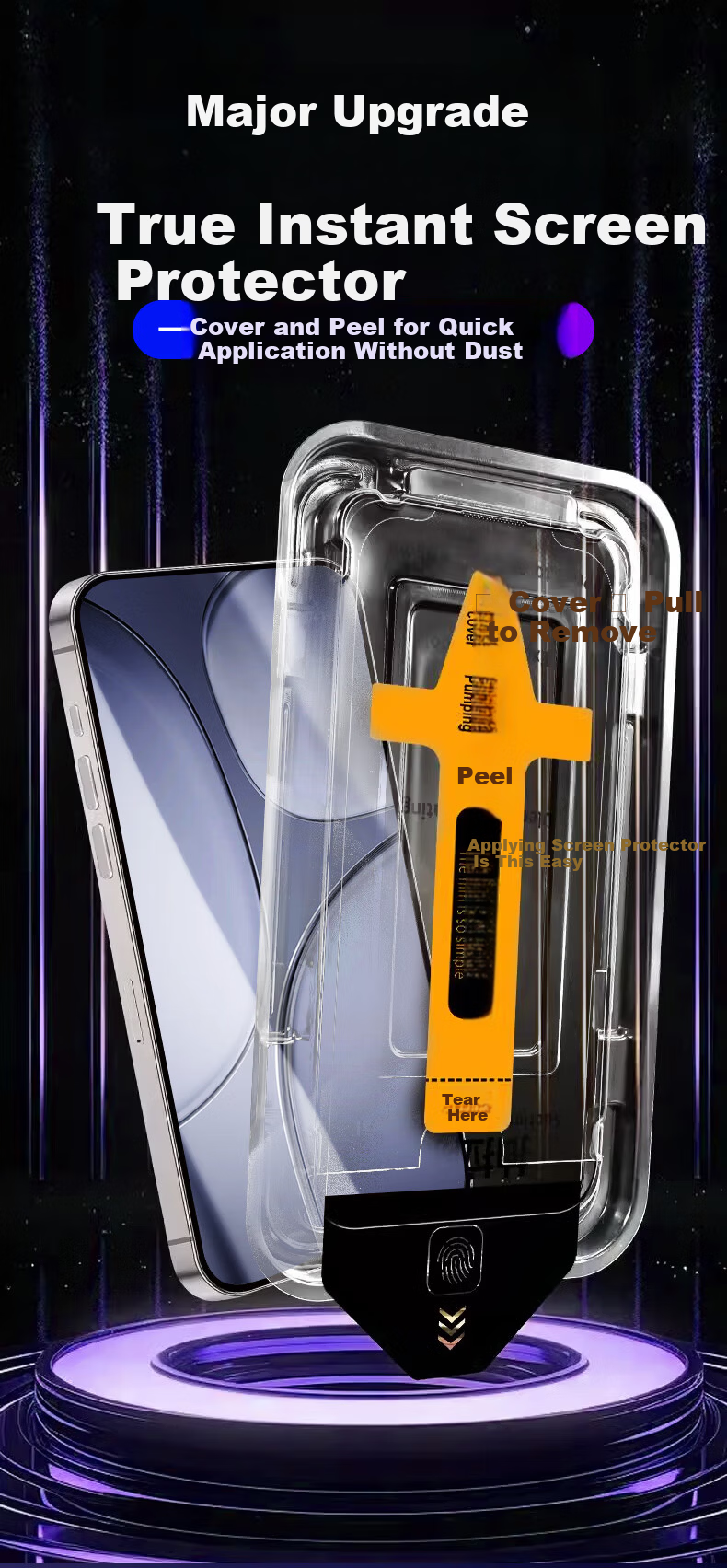 HotFire [2-Pack] Tempered Glass Screen Protector for Huawei Nova 15 Ultra - HD Anti-Fingerprint, Bubble-Free, Shockproof with Dust Removal Box 1