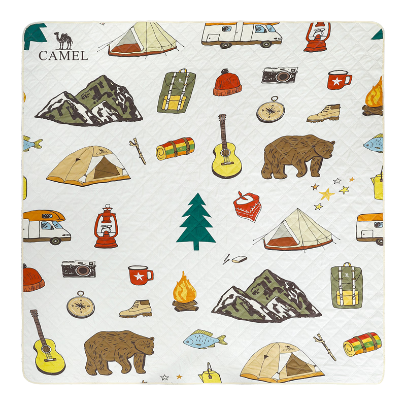 CAMEL Picnic Mat, Outdoor Camping Tent Moisture-Proof Mat, Seat Cushion, Ground Mat, Thickened 173CALP001 Floor Mat