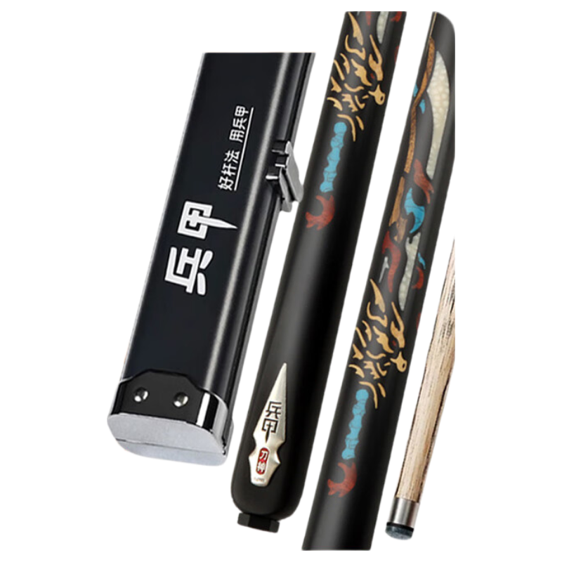 Binjia Armor Dragon Slayer Snooker Cue Small Head Inlaid Paint-Free Chinese Black 8 Billiards 8-9 Ball Cue Stick