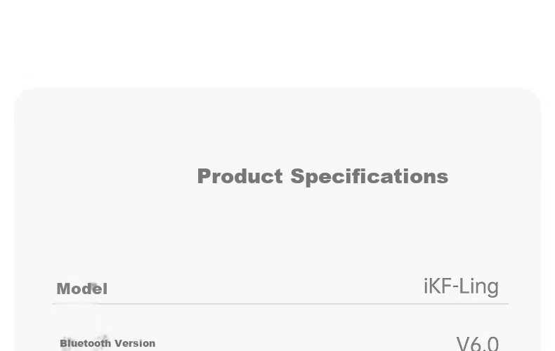 IKF Ling [Suzuka Chiba Collaboration] Over-Ear Bluetooth Headphones Wired and Wireless Anime Gaming Sound Localization 56dB Noise Cancelling Head Tracking Smoke Gray 50