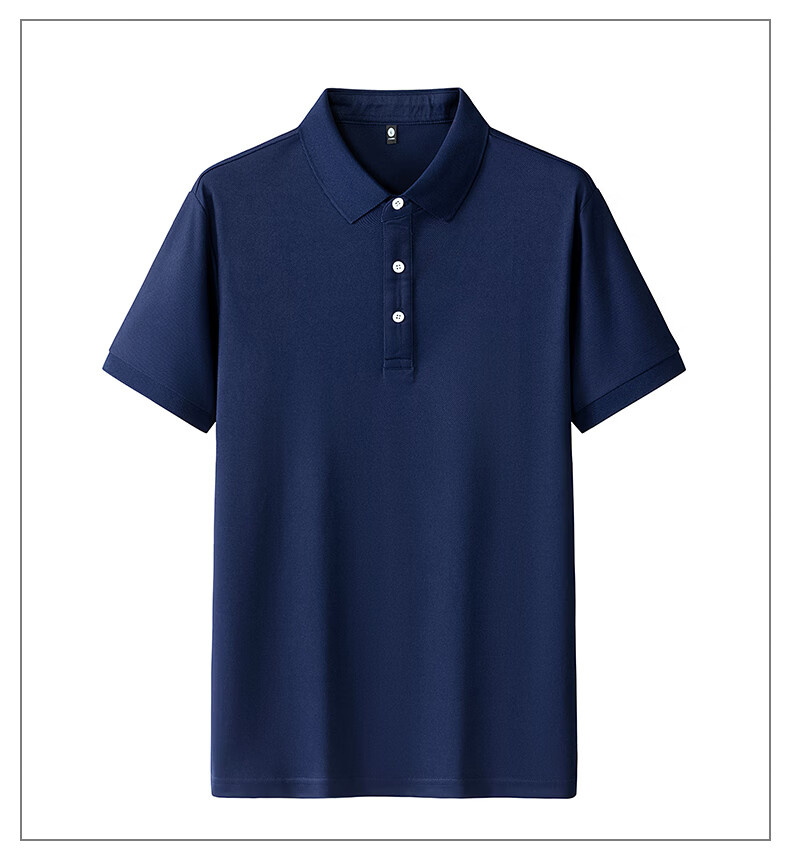 ROMON Short Sleeve Polo Shirt Summer 210G Cotton-Like Pique Mesh Breathable Ice Cool Fashion T-Shirt Casual Base Layer 13