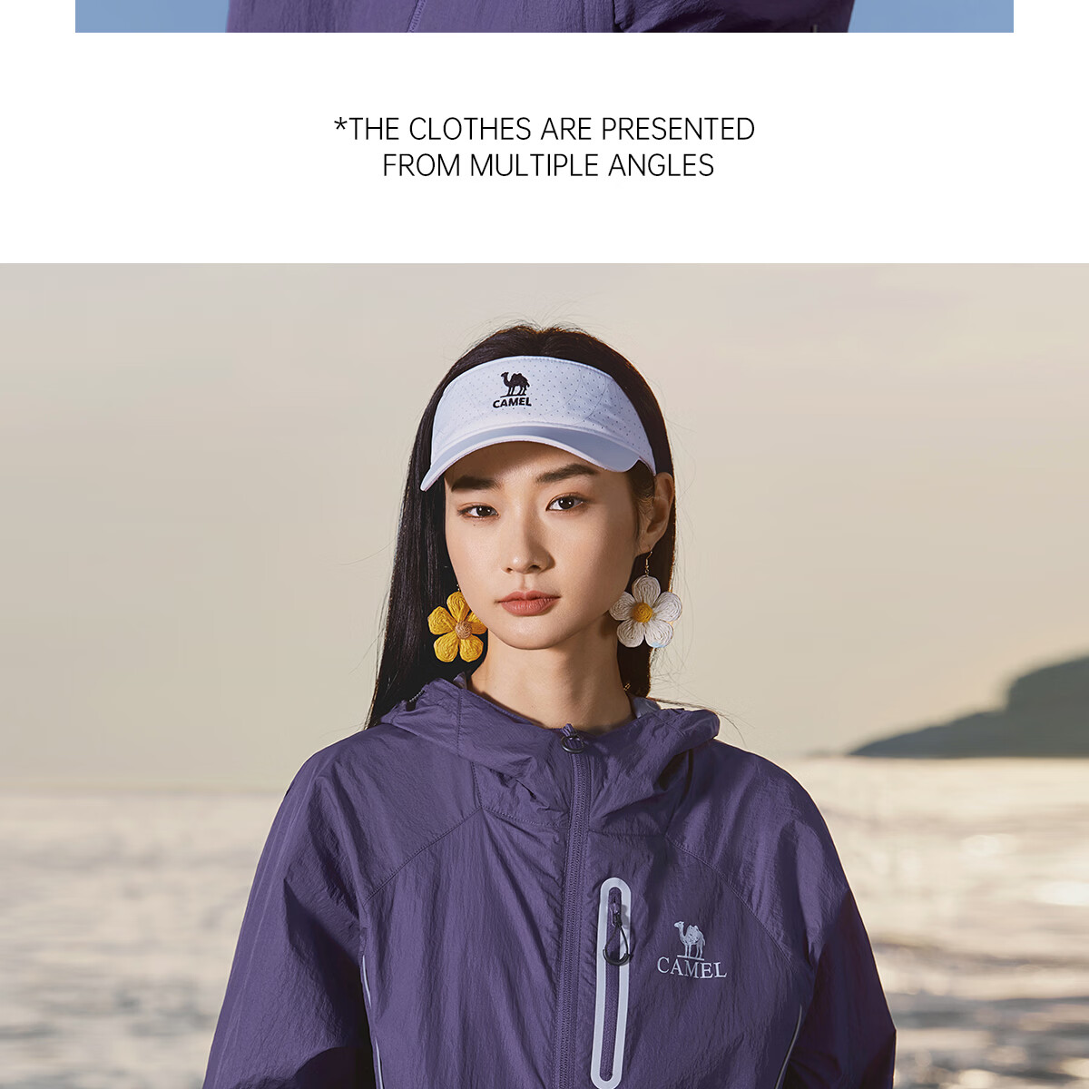 Camel Iceberg Sunscreen Jacket Pro Wang Junkai Edition Cooling Waterproof UV Protection Lightweight Skin Jacket M35BK07069 27