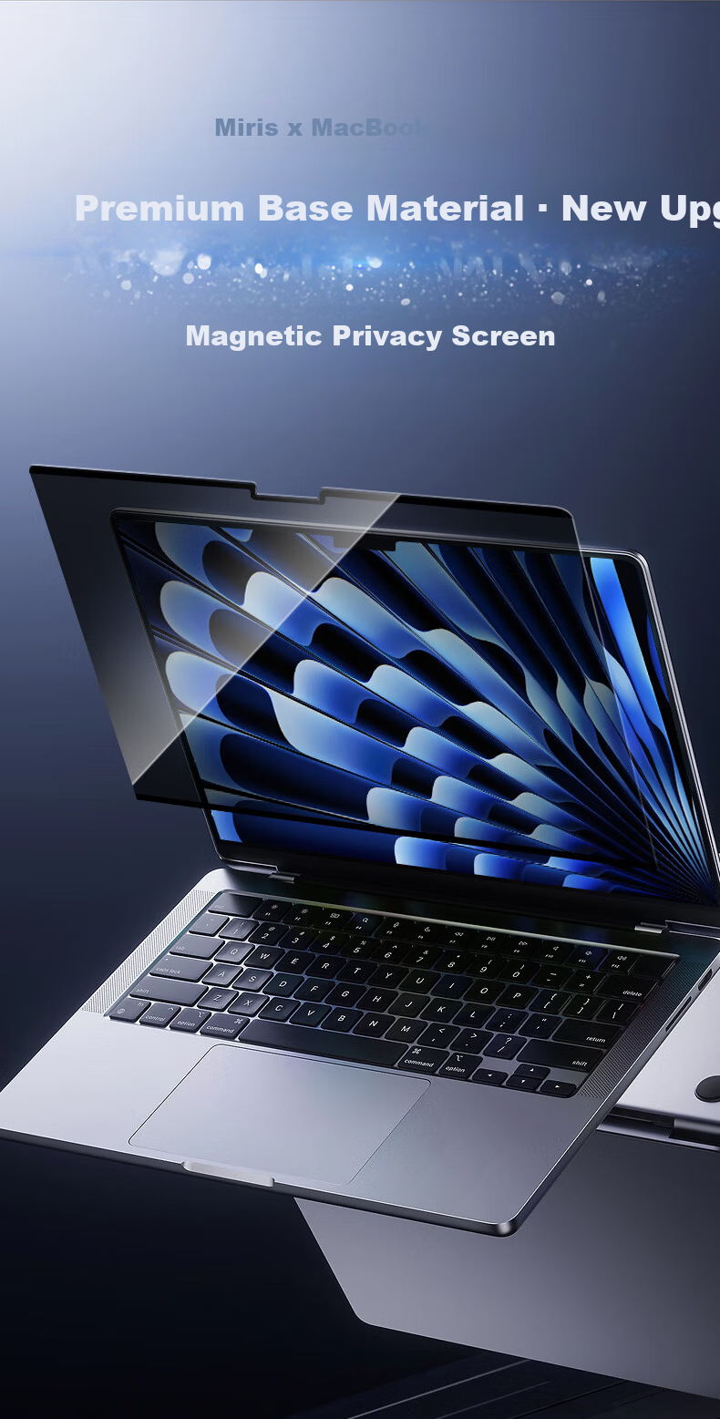 Mryc Magnetic Privacy Screen Protector for MacBook Pro/Air 13.3-inch Laptop Anti-Spy Film Scratch-Resistant Privacy Filter 1