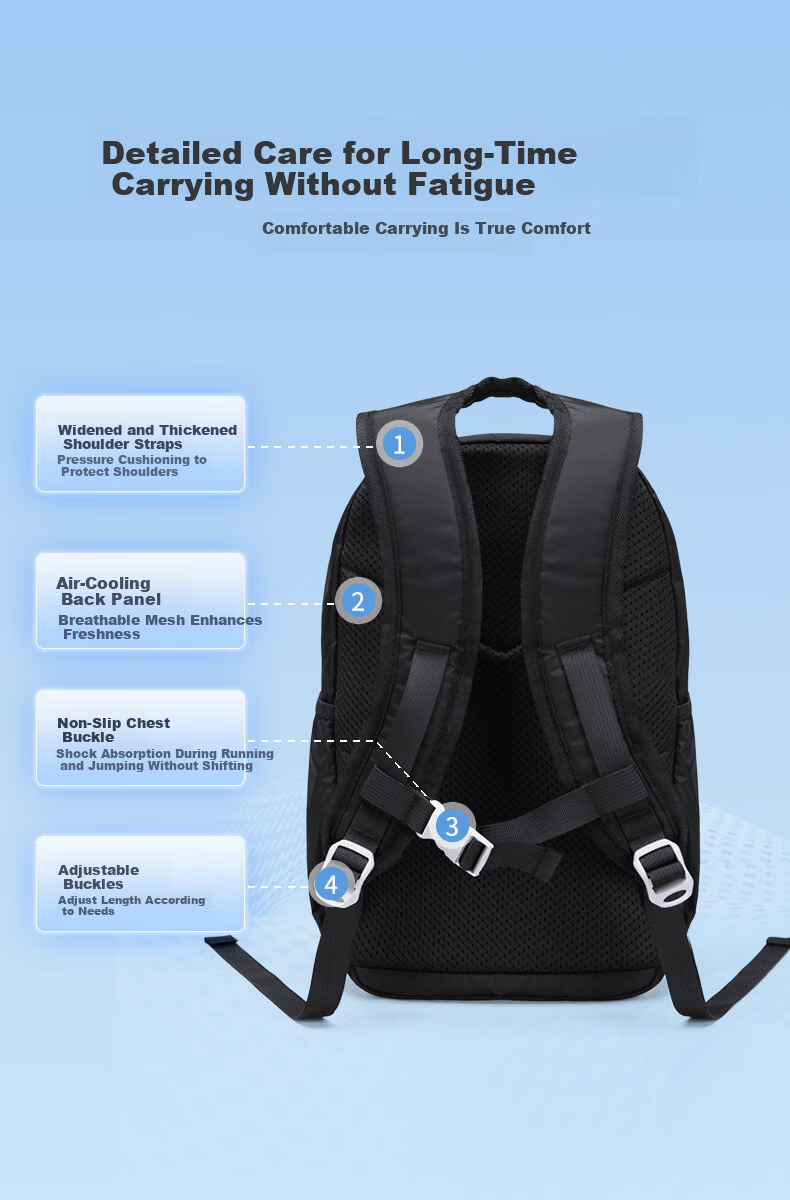Vnine City Children's Backpack Ultra-Light Breathable School Bag for Boys and Girls Outdoor Study Travel Double Shoulder Bag 11