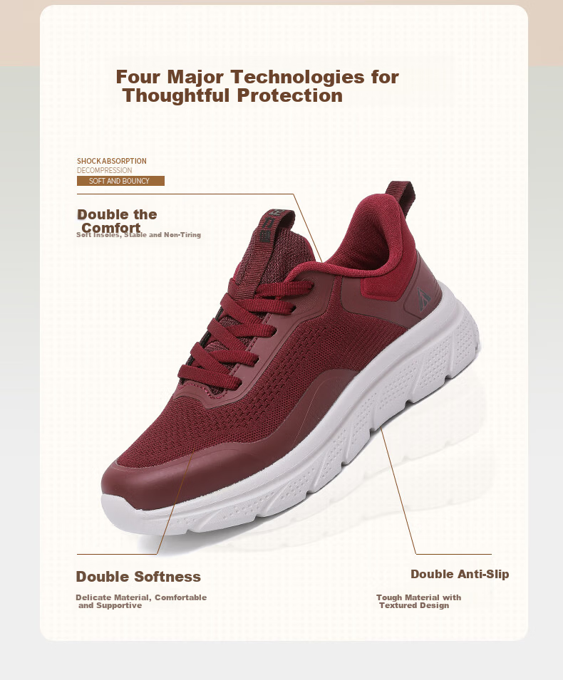 Zulijian Elderly Women's New Casual Walking Shoes Soft Sole Comfortable Lightweight Middle-aged and Elderly Shoes 9179 Black Size 39 1
