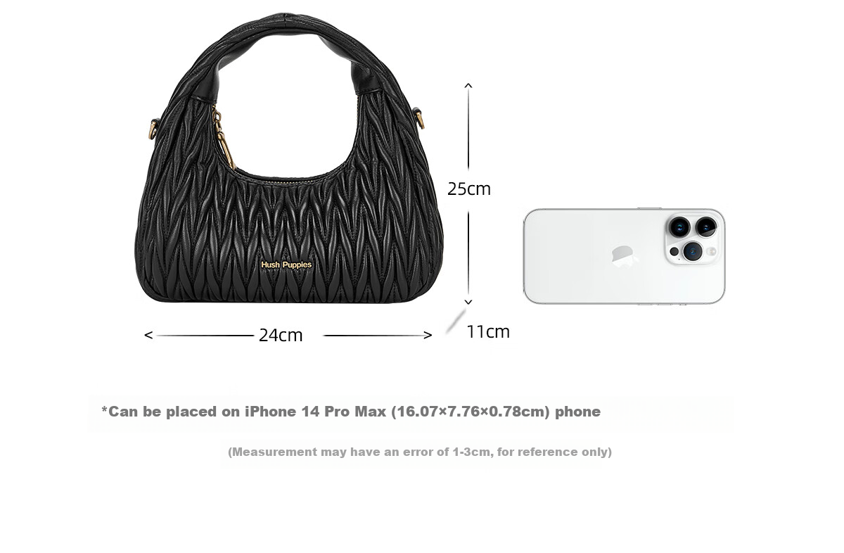 Hush Puppies Women's Candy Color Handbag Modern Fashion Crossbody Crescent Bag Birthday Gift for Girlfriend 12