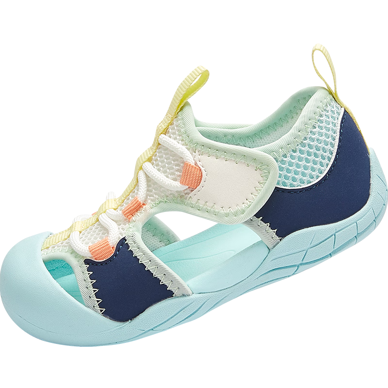 Balabala Kids Steady Shoes Children's Sandals Boys Girls 2026 Summer New Sports Shoes Mesh Functional Shoes Strap Walking Shoes