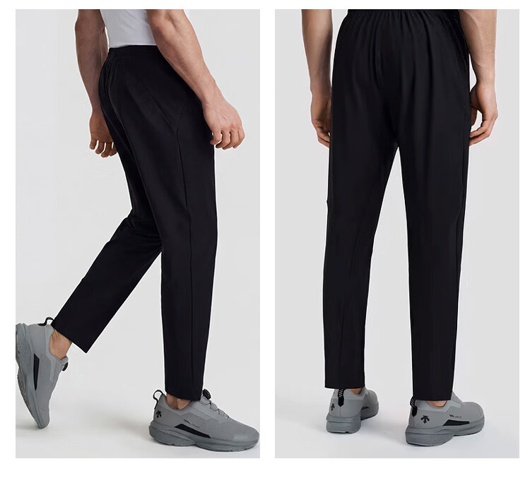 JD Jingzao Spring Summer Men's Cool Quick-Dry Sun Protection Casual Pants High Elasticity Work Pants Outdoor Hiking Sports Pants Navy Blue M 16